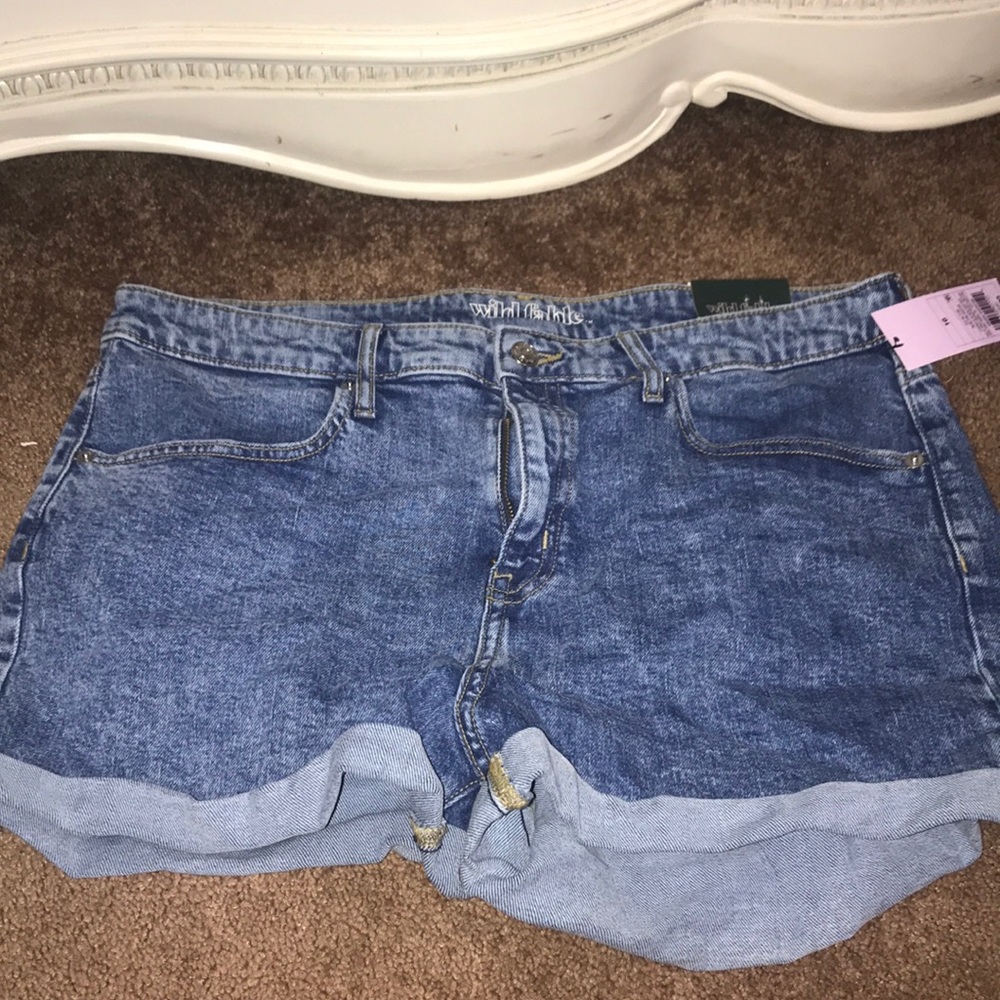 High rise shorts